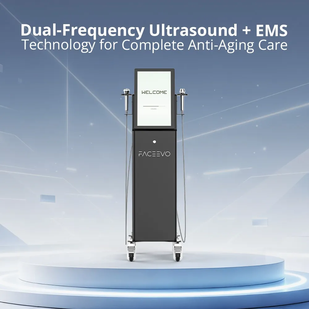 MYCHWAY FC-23K3-US Freestanding Ultrasound & EMS Facial Machine for U.S. Spas