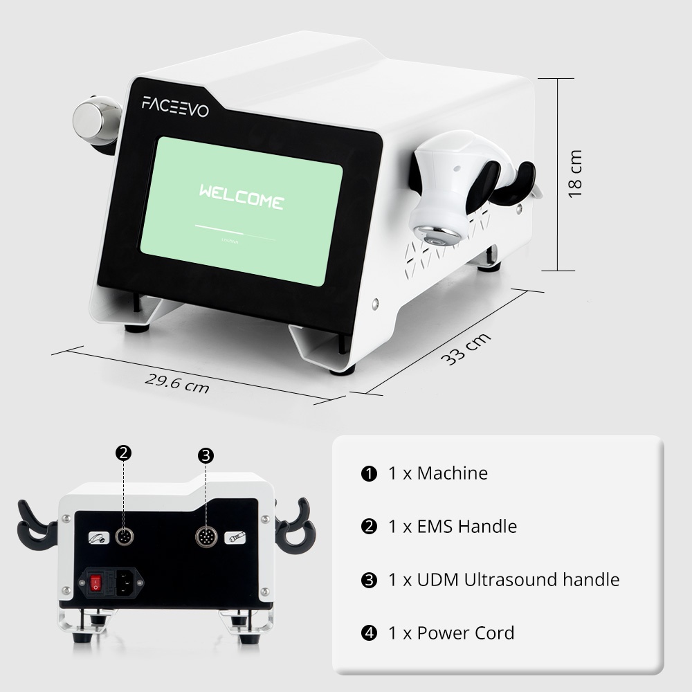 MYCHWAY FC-26K2-US Compact Ultrasound & EMS Facial Machine for U.S. Salons