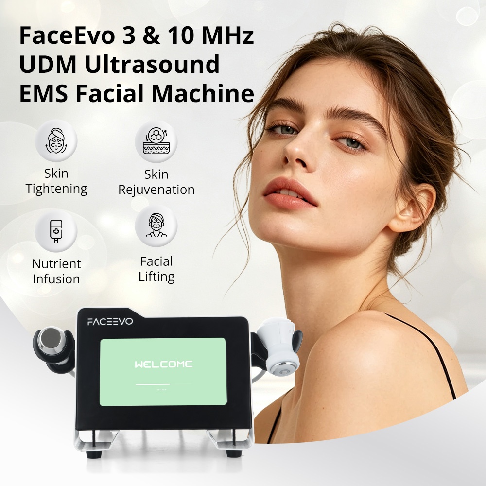 MYCHWAY FC-26K2-US Compact Ultrasound & EMS Facial Machine for U.S. Salons