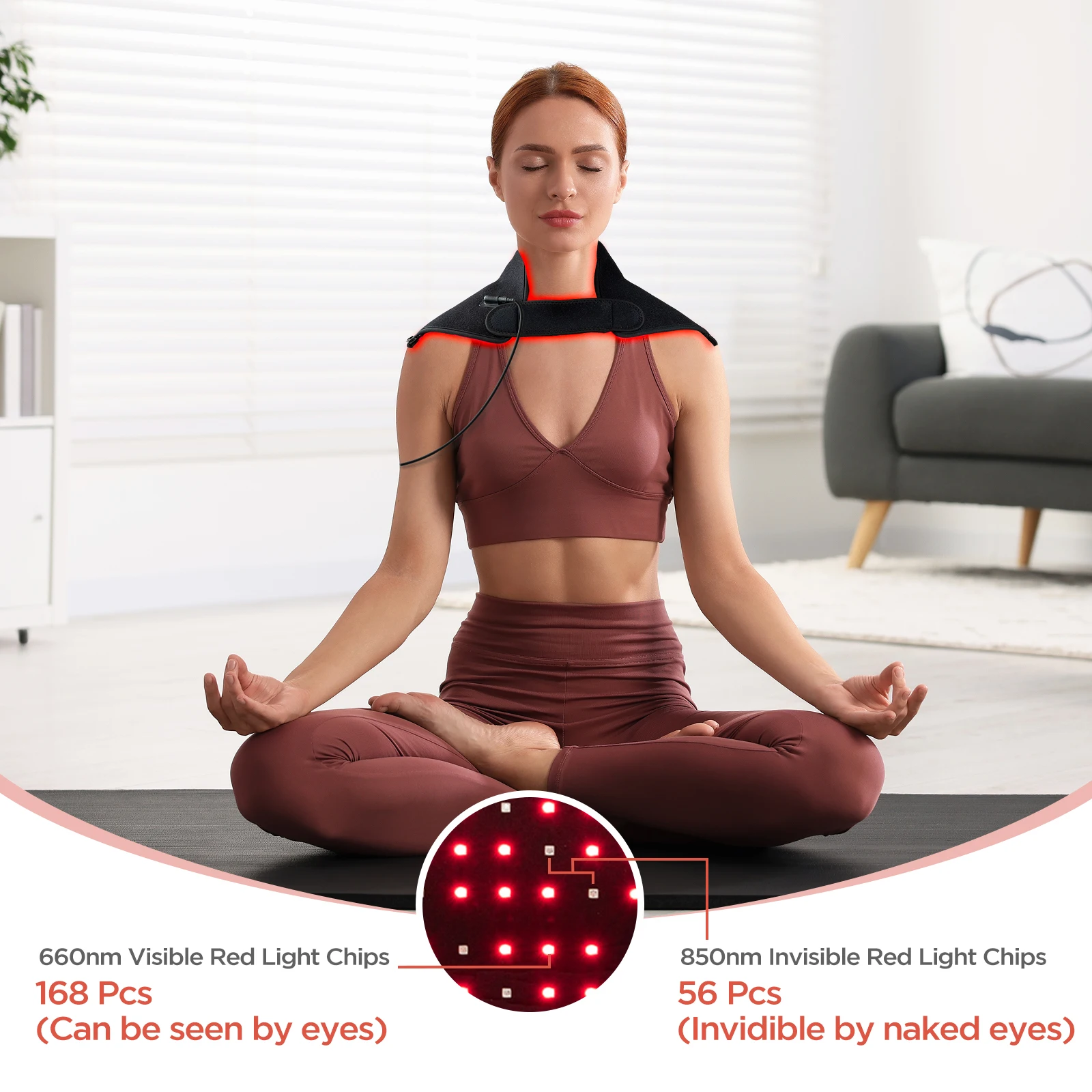 Red Light Therapy Hair Growth Cap with Infrared Heating for Scalp & Pain Relief