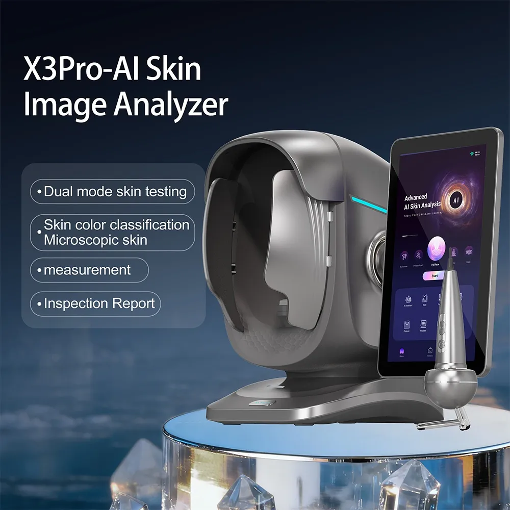 X3 Pro AI Skin Analyzer with 8-Spectrum Imaging for Facial & Scalp Detection