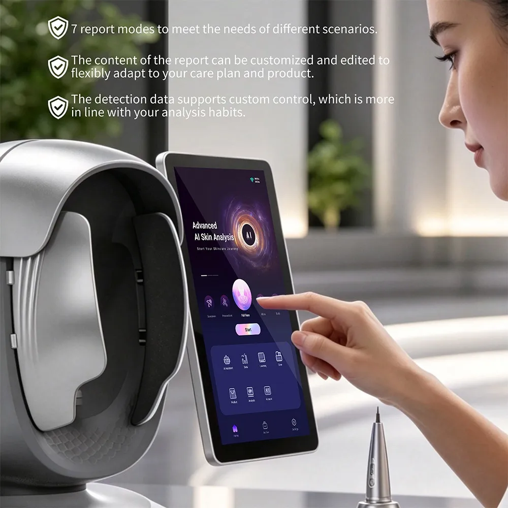 X3 Pro AI Skin Analyzer with 8-Spectrum Imaging for Facial & Scalp Detection