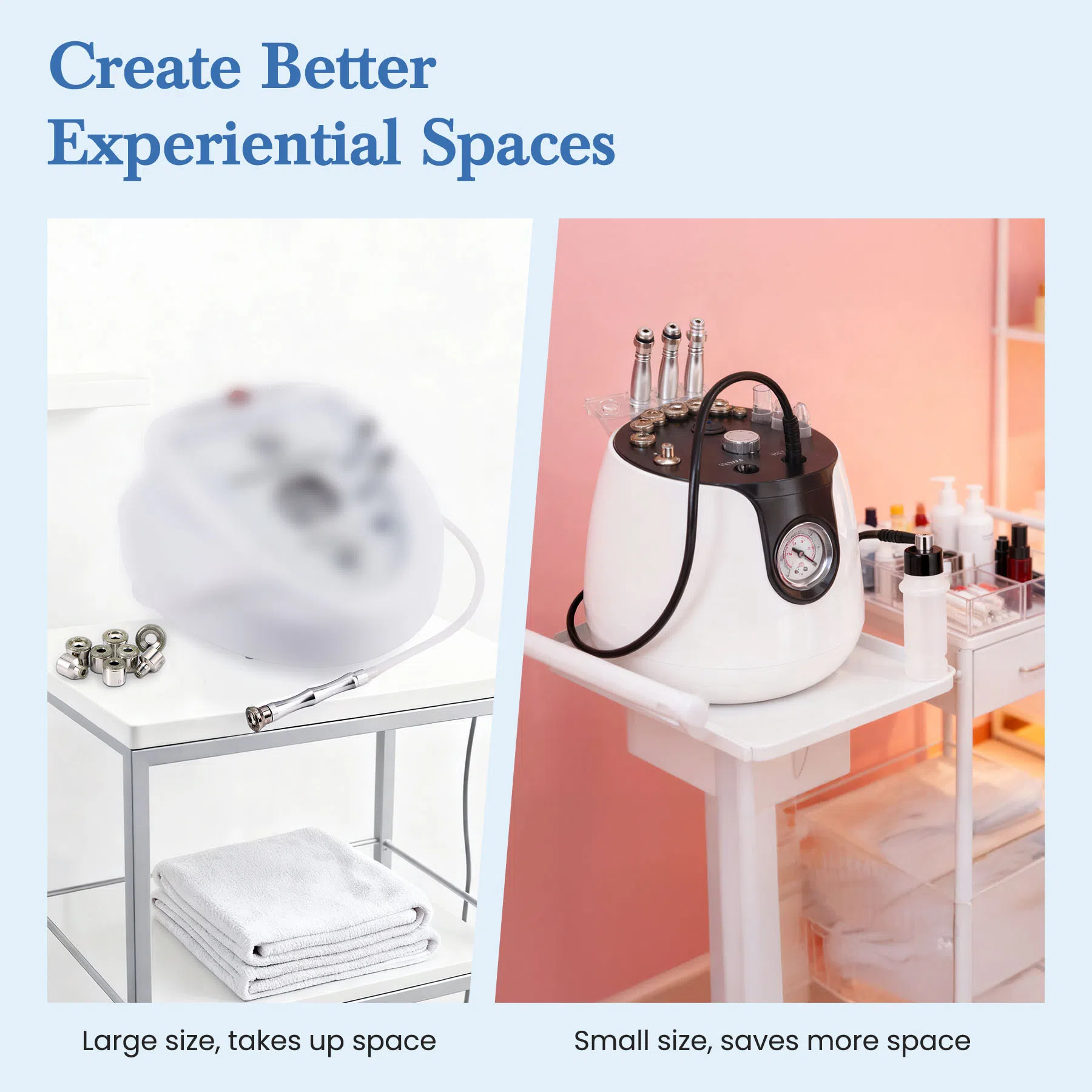 Diamond Microdermabrasion Machine 3 In 1 Facial Pores Cleaning And Spray Device