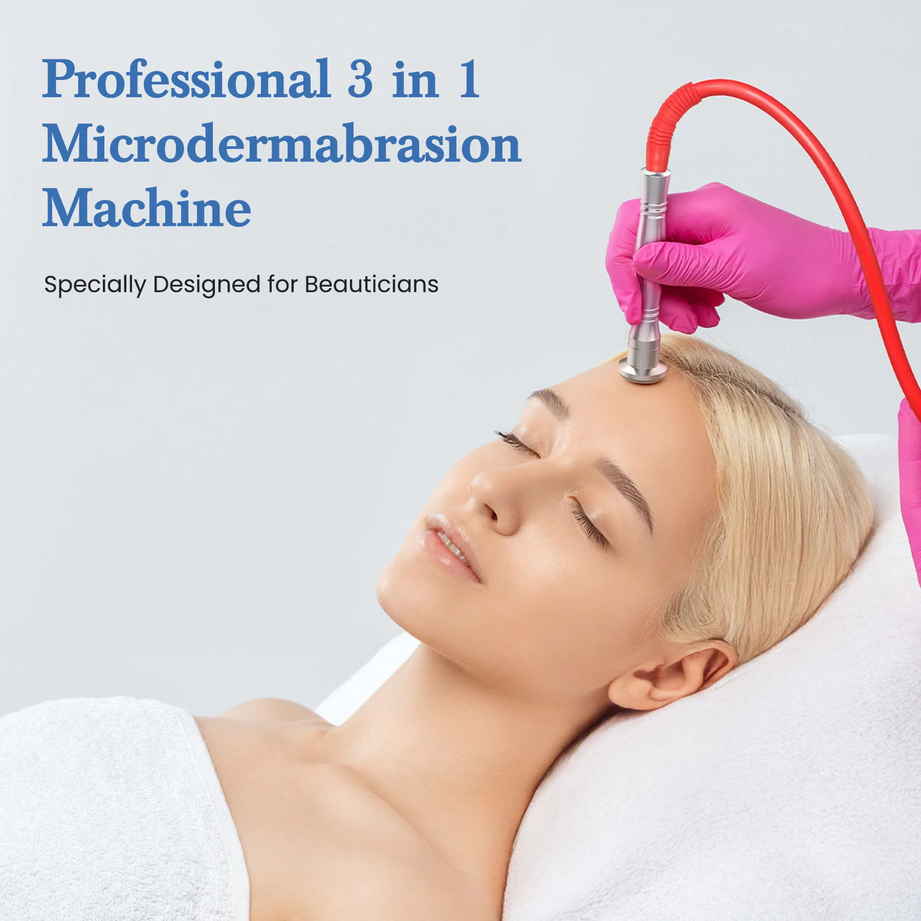 Diamond Microdermabrasion Machine 3 In 1 Facial Pores Cleaning And Spray Device