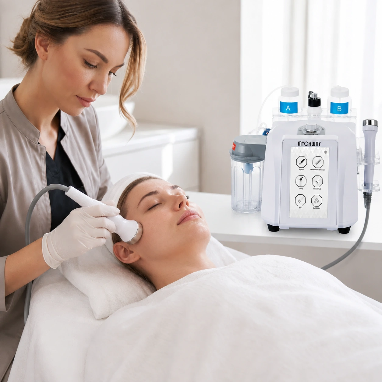 FC-68S1 in a professional facial-care setting